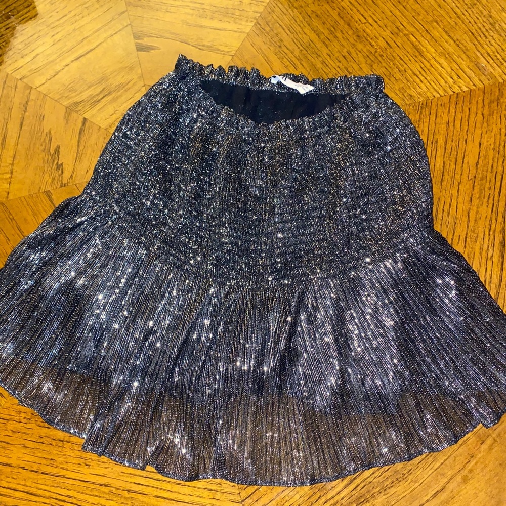 Zara metallic skirt and shirt set - Picture 4 of 4